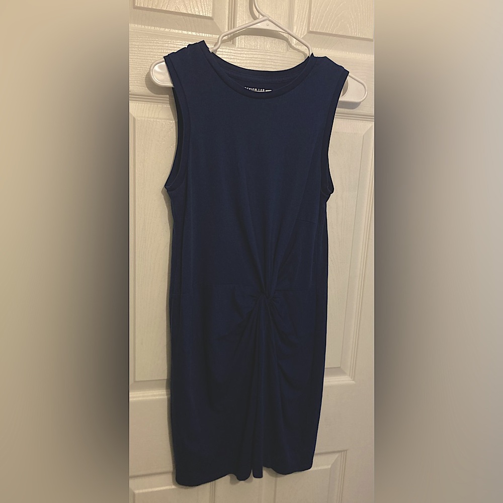 Design Lab cotton tshirt knot dress